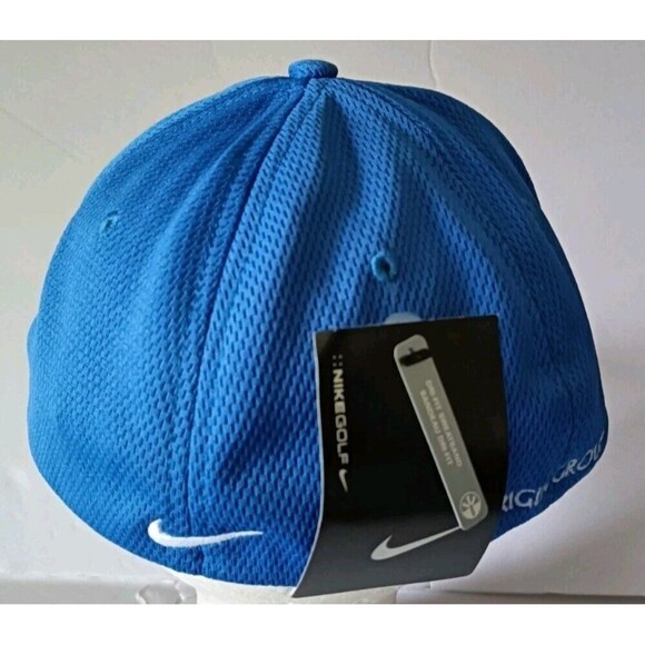 Nike Dri-FIT Stretch Sandwich Bill Cap 333115 Pacific Blue M/L Origin Group New - Picture 3 of 9